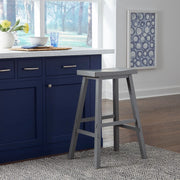 Creations 30 Inch Sawhorse Stool- Gray image