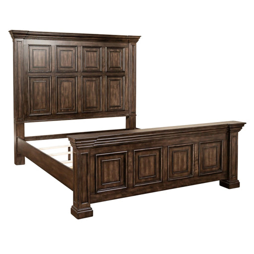 Big Valley Panel Bed, Dresser & Mirror, Chest image