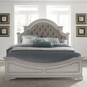 Magnolia Manor Uph Bed, Dresser & Mirror, Chest, Night Stand image