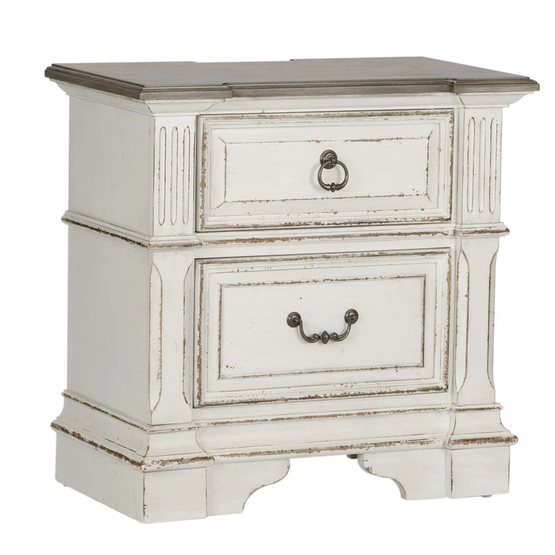 Abbey Park Panel Bed, Dresser & Mirror, Chest, Night Stand image
