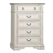 Abbey Park Panel Bed, Dresser & Mirror, Chest, Night Stand image
