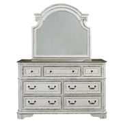 Magnolia Manor King California Panel Bed, Dresser & Mirror, Chest, Night Stand image