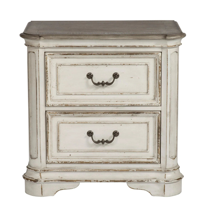 Magnolia Manor Panel Bed, Dresser & Mirror, Night Stand image