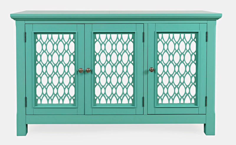 Isabella 54 inch Mirrored Accent Cabinet