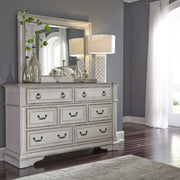 Abbey Park King California Panel Bed, Dresser & Mirror, Chest, Night Stand image