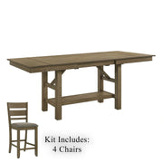 Brook Bay Opt 5 Piece Gathering Table Set image