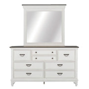 Allyson Park King California Panel Bed, Dresser & Mirror, Chest, Night Stand image