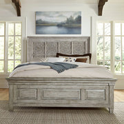 Heartland King Opt California Panel Bed, Dresser & Mirror, Chest image