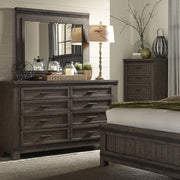 Thornwood Hills Two Sided Storage Bed, Dresser & Mirror, Night Stand image