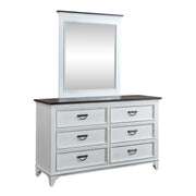 Allyson Park Panel Bed, Dresser & Mirror image