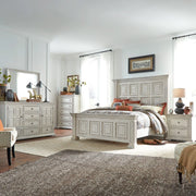 Big Valley King Panel Bed, Dresser & Mirror, Chest, Night Stand image