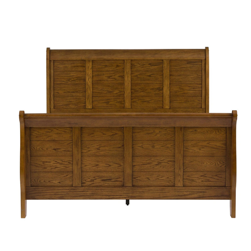 Grandpas Cabin Sleigh Bed, Dresser & Mirror, Night Stand image