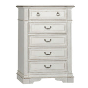 Abbey Park Drawer Chest in Antique White image