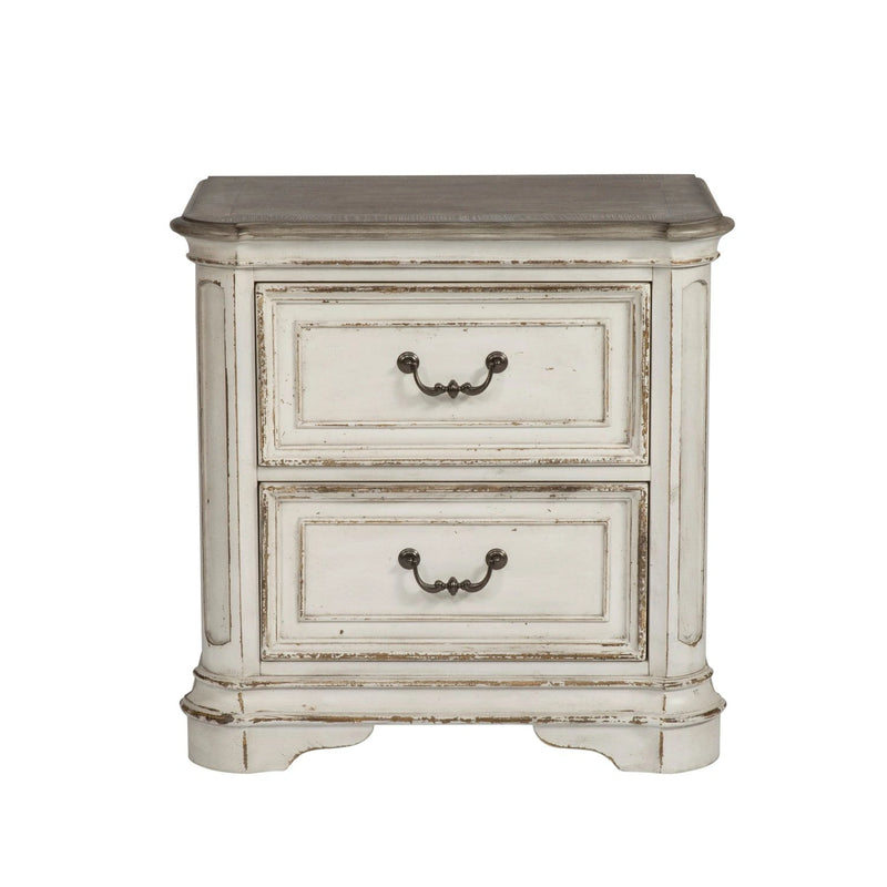 Magnolia Manor Uph Sleigh Bed, Dresser & Mirror, Chest, Night Stand image