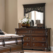 Arbor Place King California Sleigh Bed, Dresser & Mirror, Night Stand image
