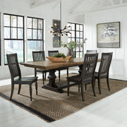 Harvest Home 7 Piece Trestle Table Set image