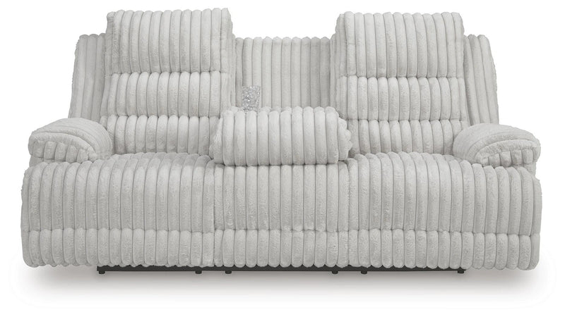 Rhines Falls Power Reclining Sofa with Drop Down Table